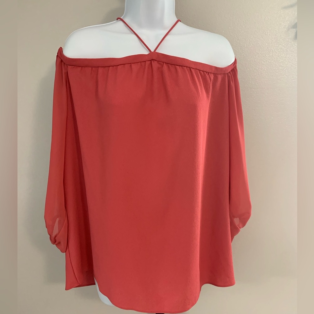Elegant Pink Off-Shoulder Women's Top